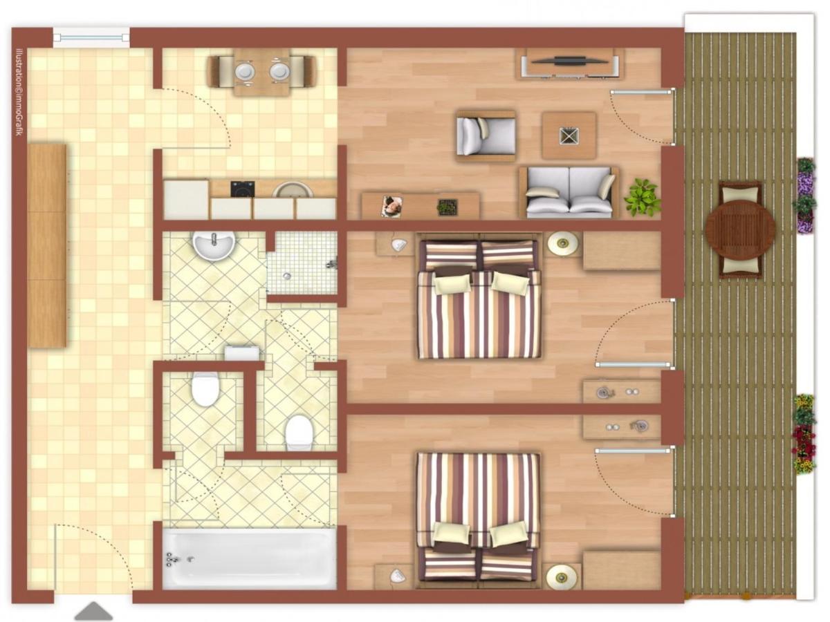 תיירזה Alpenlodge, Ferienwohnung 3 מראה חיצוני תמונה